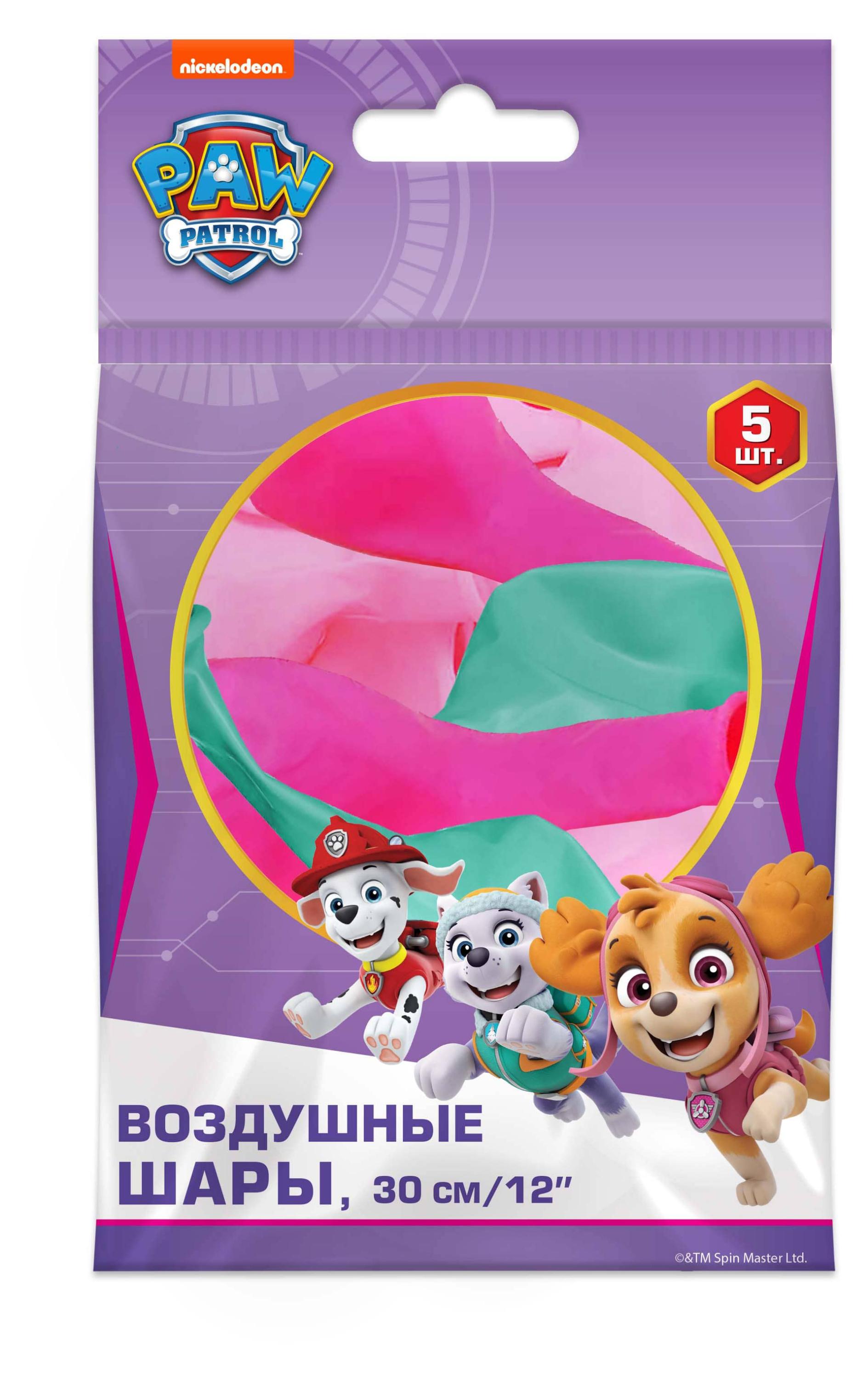 

Набор воздушных шаров Nd play Щенячий патруль 30 см, 5 шт