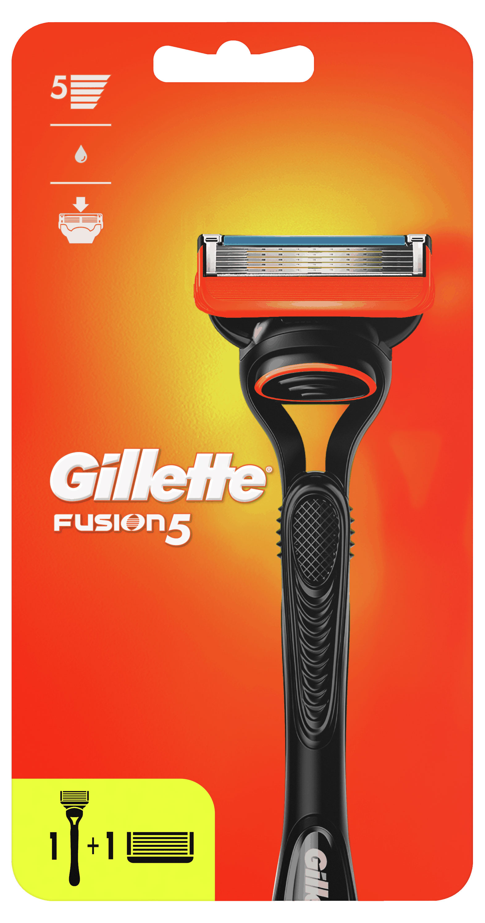 

Бритва мужская Gillette Fusion 5 с 1 кассетой, 1 шт