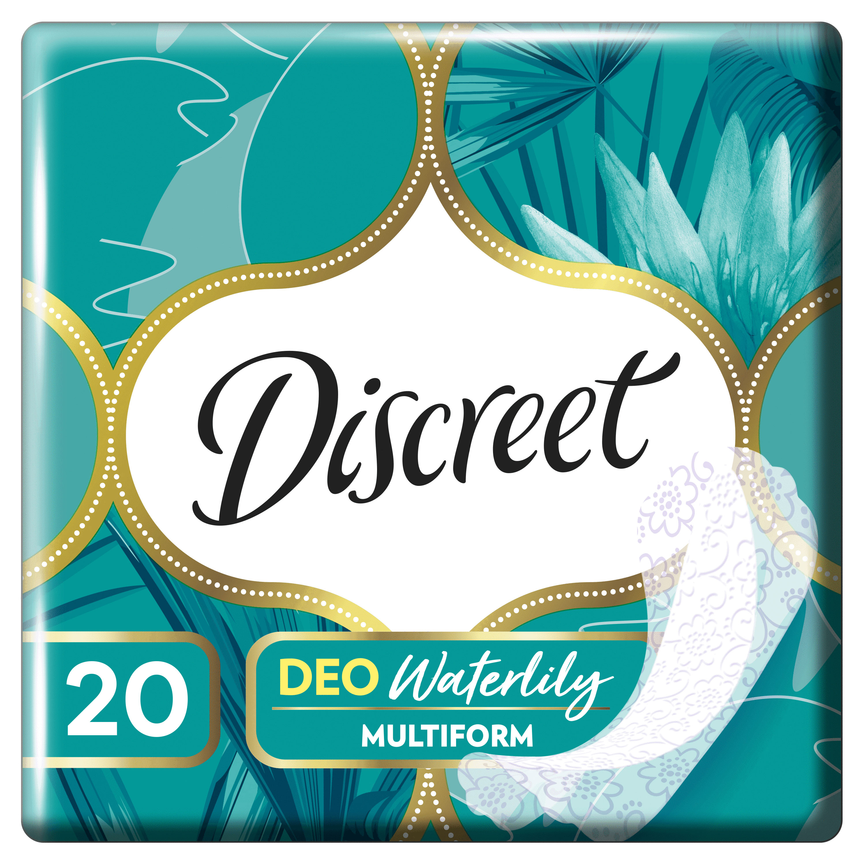 

Прокладки ежедневные Discreet Multiform Водная лилия, 20 шт