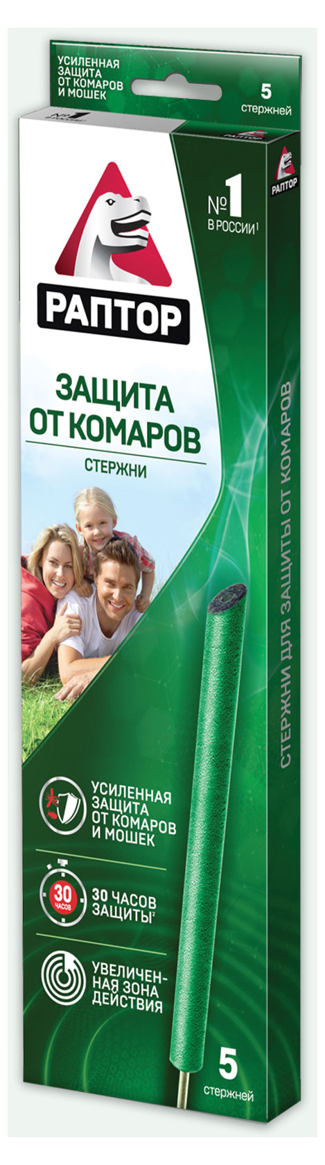 

Стержень от комаров Раптор, 5 шт