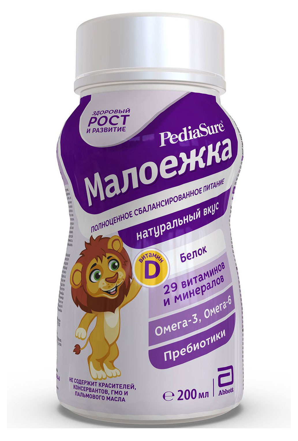 

Напиток PediaSure Малоежка с натуральным вкусом БЗМЖ, 200 мл