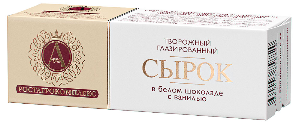 

Сырок творожный А.Ростагрокомплекс в белом шоколаде с ванилью 26%, 50 г