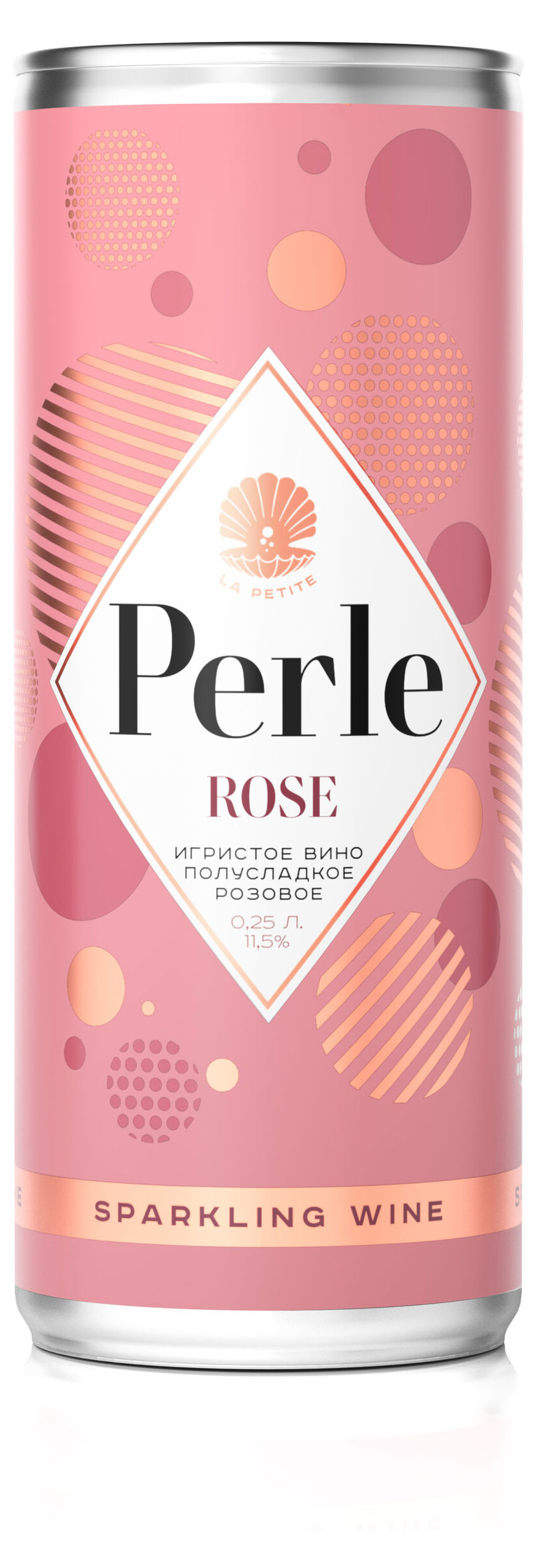 

Игристое вино Perle розовое полусладкое Россия, 0,25 л