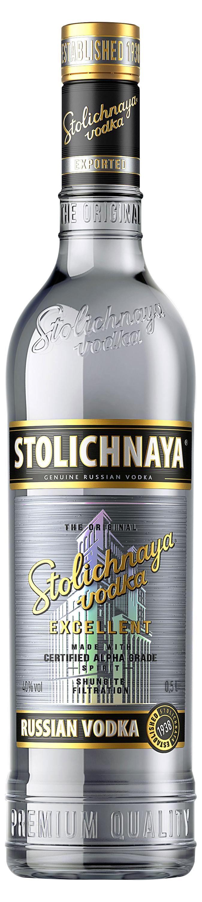 

Водка STOLICHNAYA Excellent Россия, 0,5 л