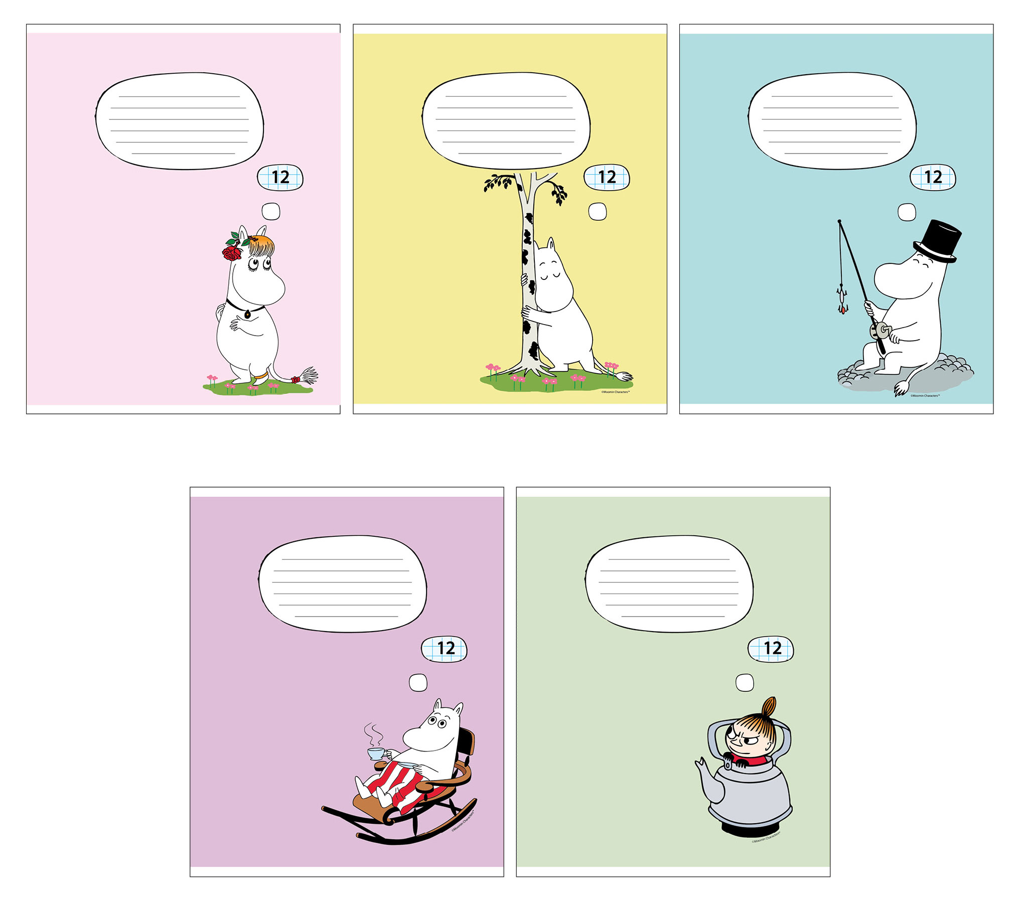 

Тетрадь Academy Style в клетку, 12 л