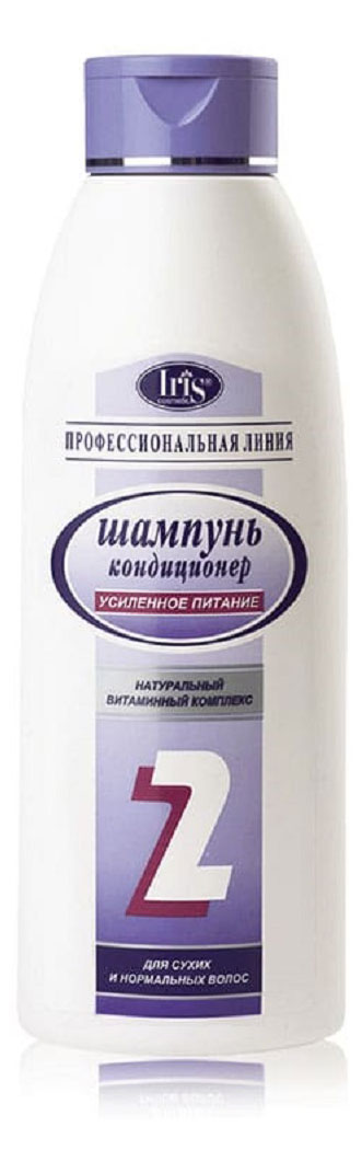 

Шампунь для волос Iris Профессиональный уход 2 Усиленное питание с натуральным витаминным комплексом, 1 л