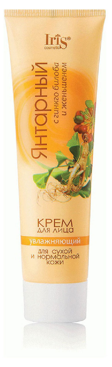 

Крем для лица Iris Янтарный с женьшенем и гинкго-билоба, 100 мл