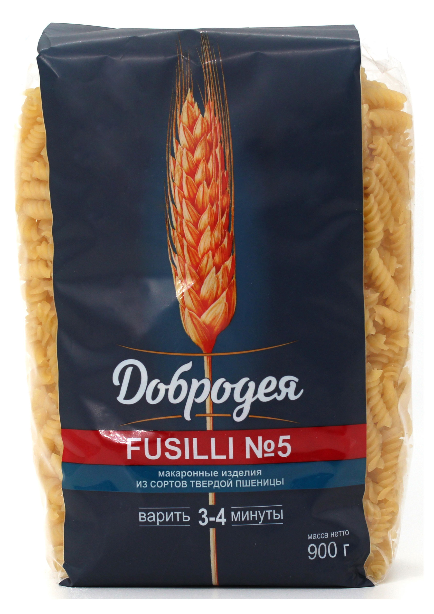 

Макаронные изделия Добродея Fusilli 5, 900 г