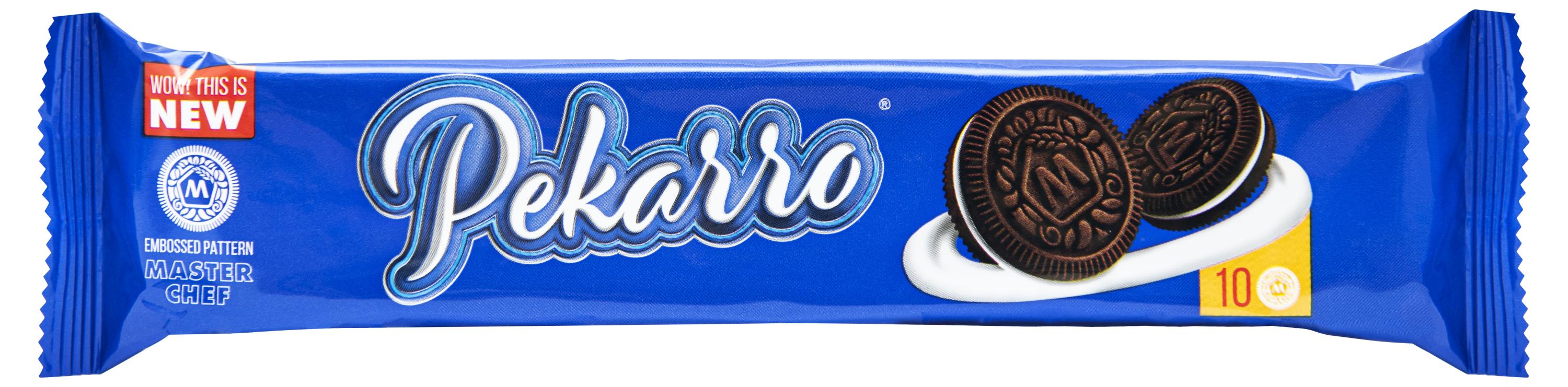 

Печенье Pekarro с какао и начинкой с ванильным вкусом, 95 г