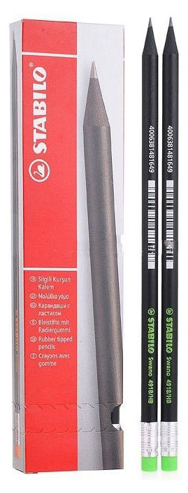 

Карандаш чернографитный Stabilo Neon HB, 3 шт