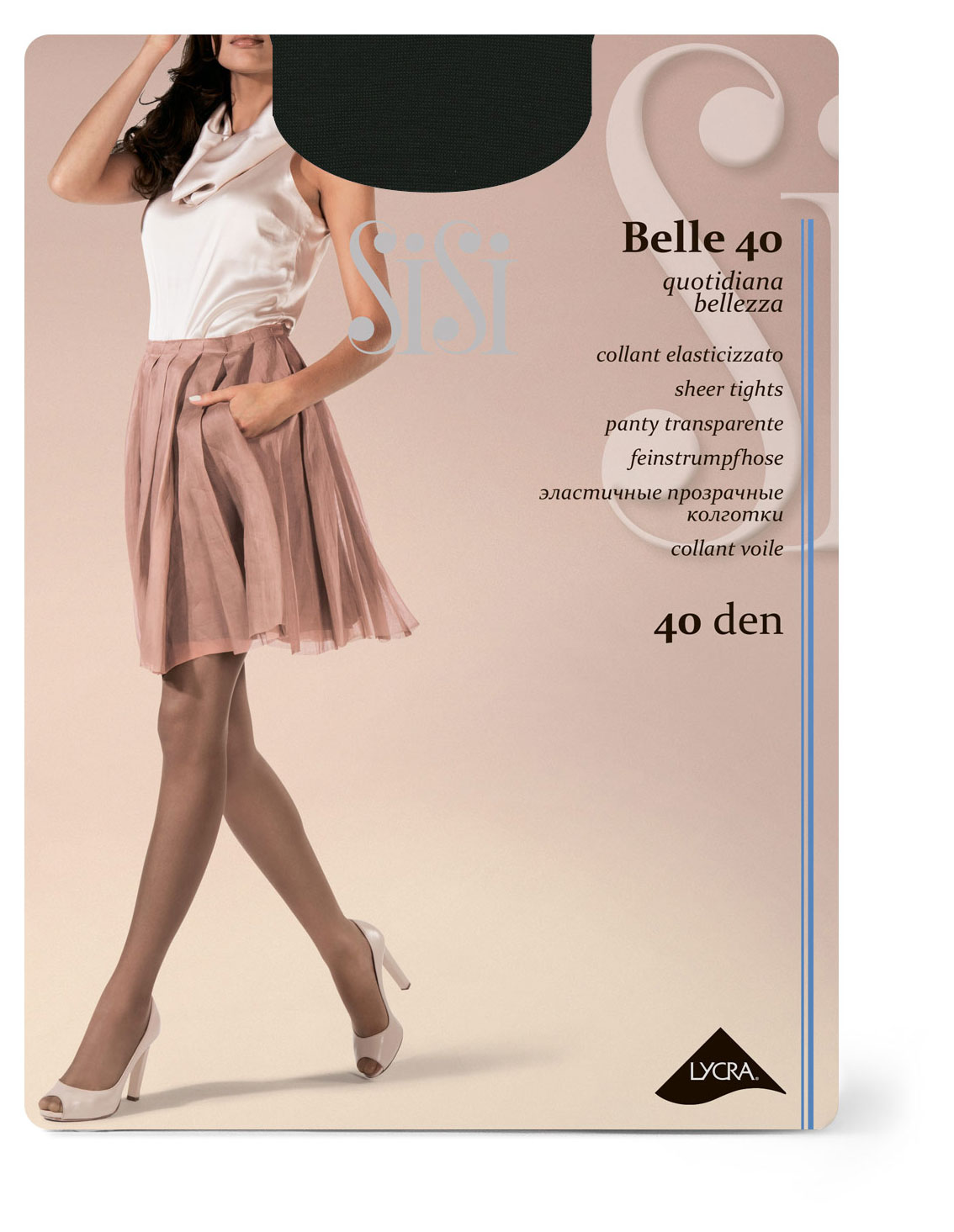 

Колготки женские SiSi Belle 40 den Nero, р. 2