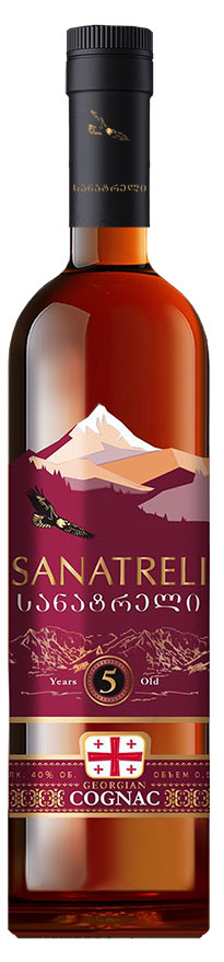 

Коньяк Sanatreli 5 лет Грузия, 0,5 л