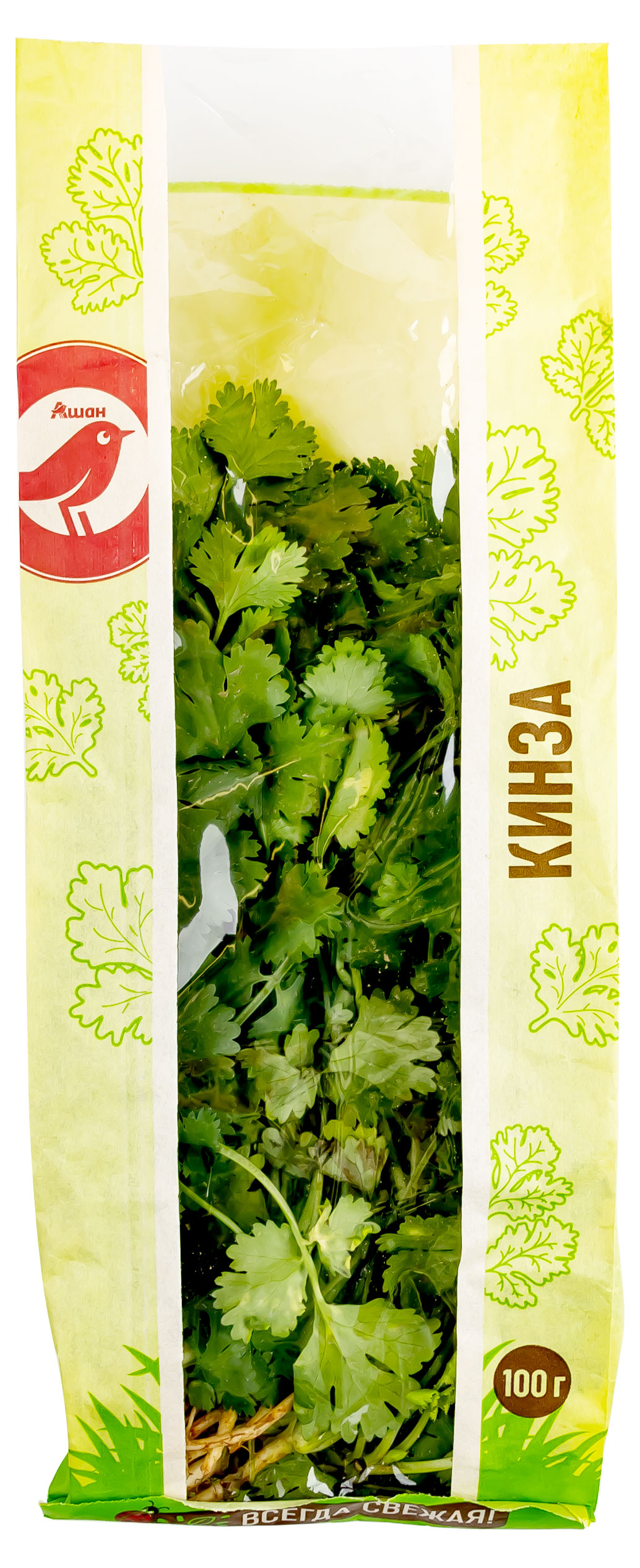 

Кинза АШАН Красная птица, 100 г