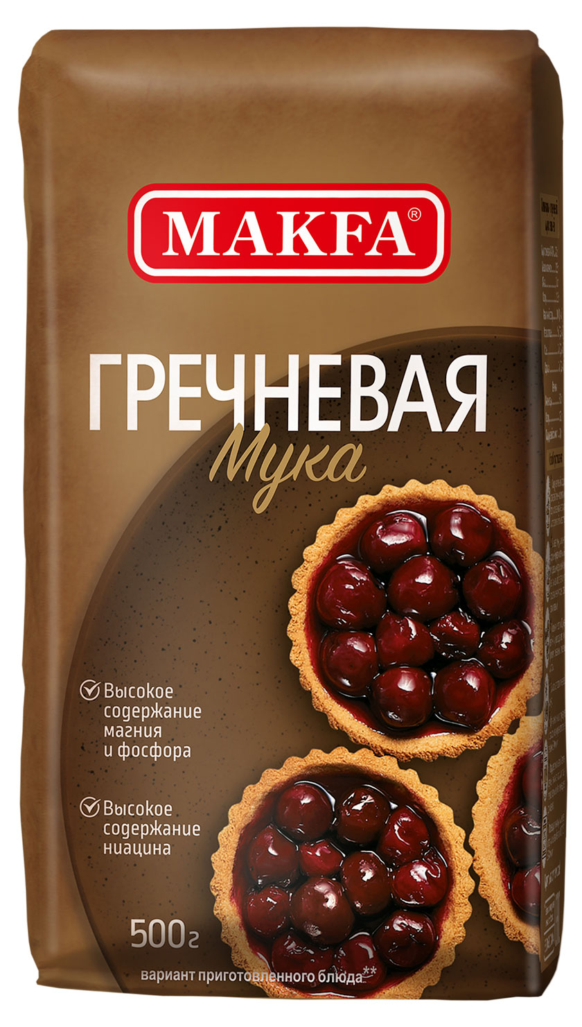 Изображение товара Мука MAKFA гречневая, 500 г