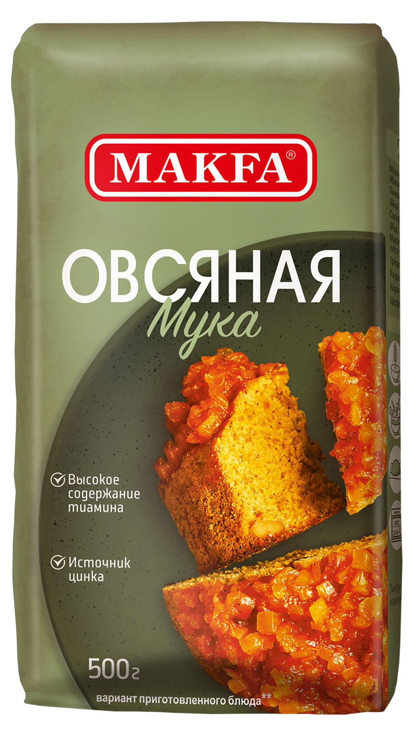 

Мука MAKFA овсяная, 500 г