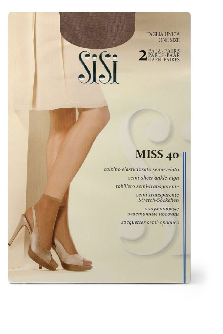 

Носки женские SiSi Miss 40 den Daino р. универсальный, 2 пары