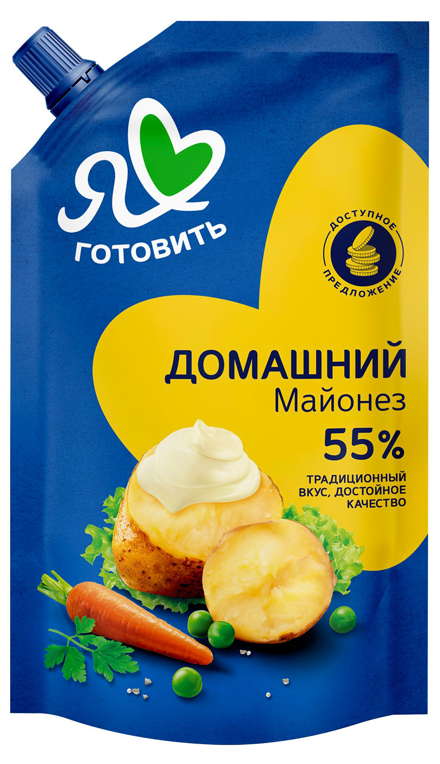 

Майонез Я люблю готовить Домашний 55%, 600 мл