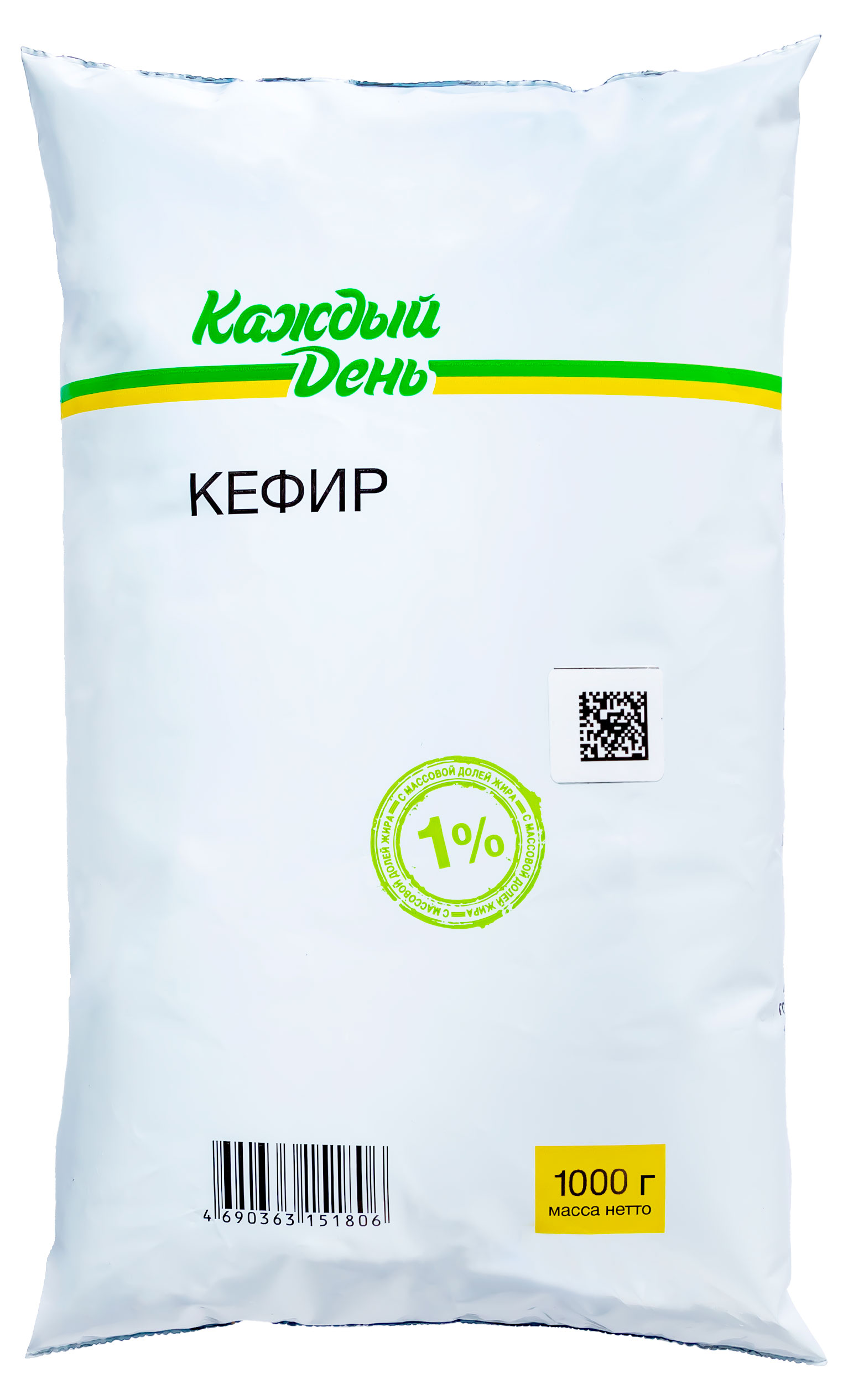 

Кефир Каждый день 1% БЗМЖ, 1 кг