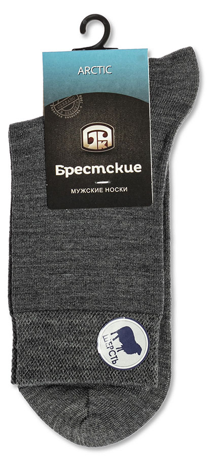 Изображение товара Мужские носки Брестские 19С2453 темно-серые, размер 27