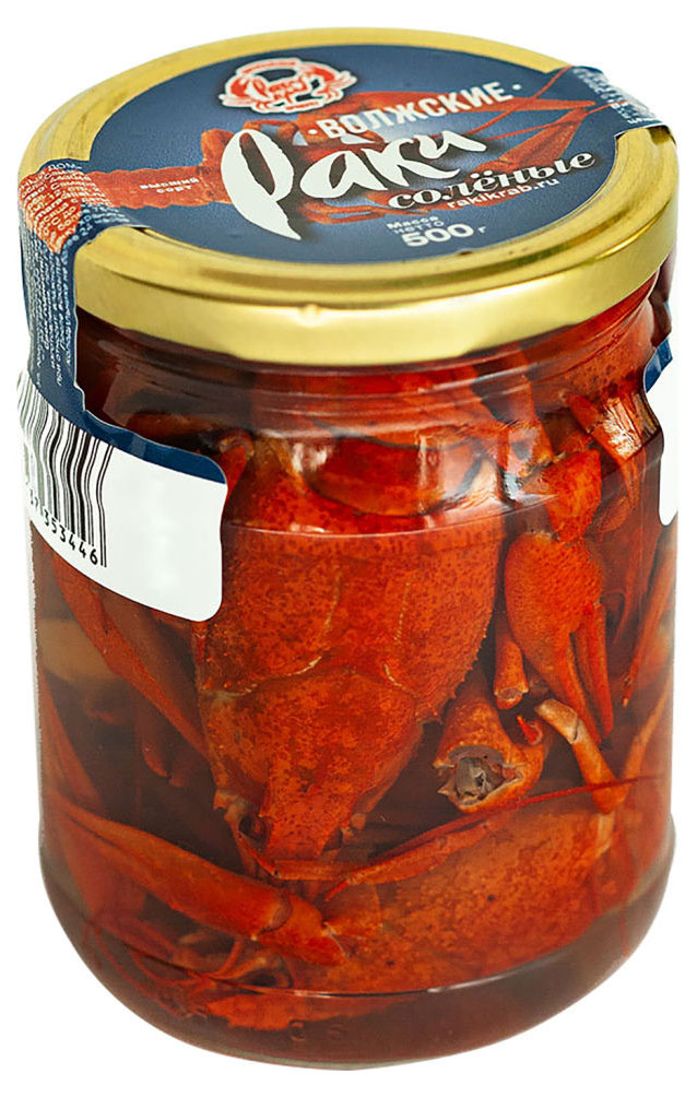 

Раки РакиКраб Волжские в рассоле, 500 г