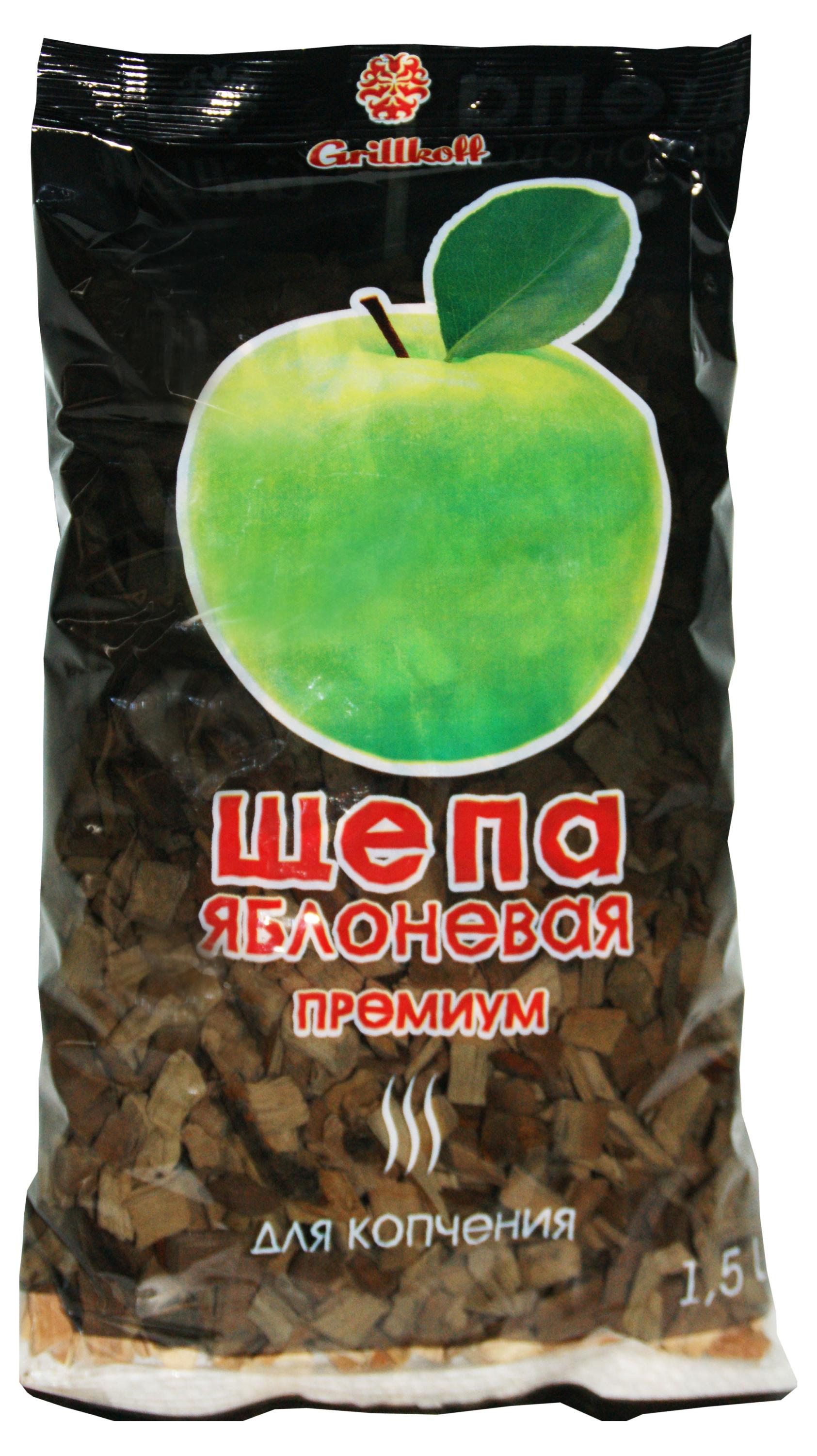 

Щепа для копчения Grillkoff Яблоня, 1,5Л