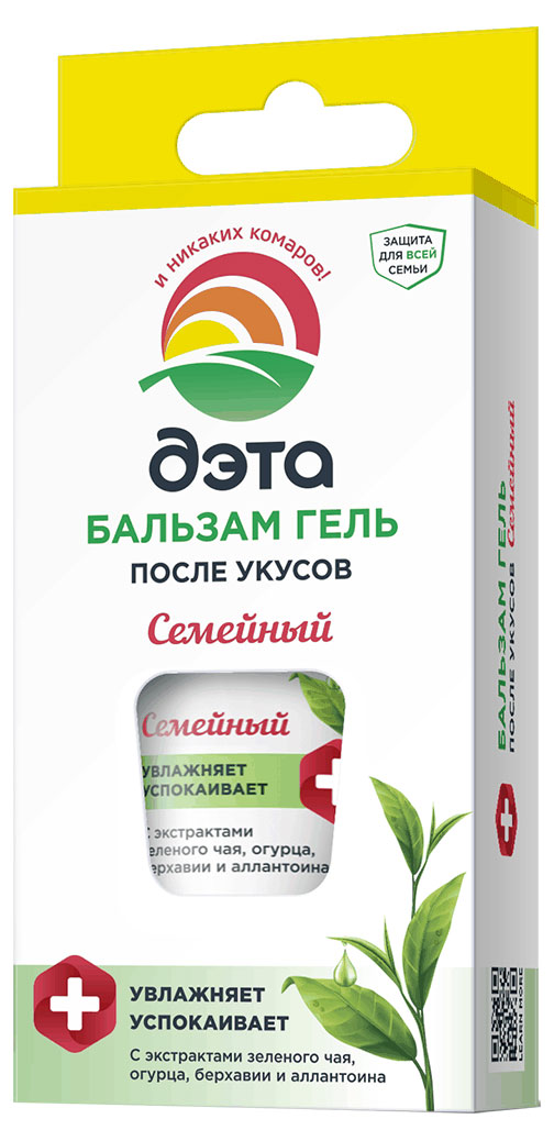 Изображение товара Бальзам-гель после укусов «Дэта» Семейный, 20 мл