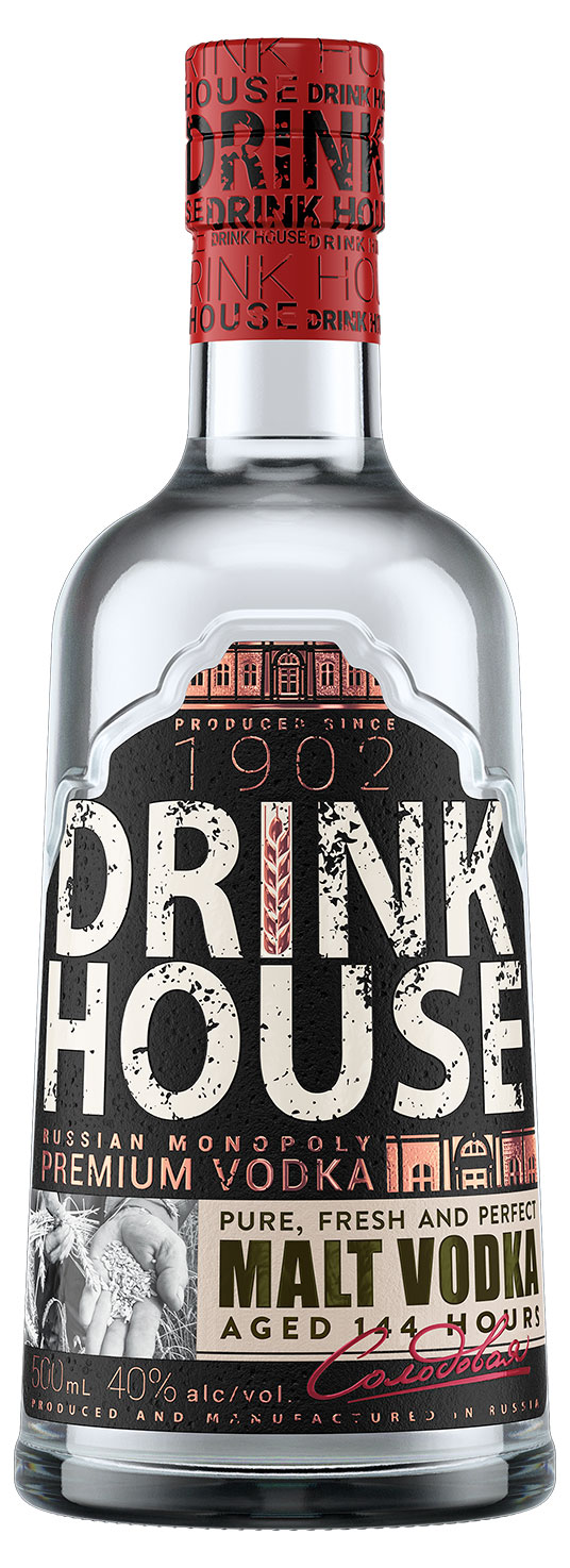 

Водка Drink House Солодовая Россия, 0,5 л