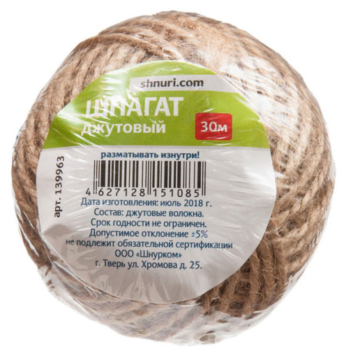 

Шпагат Шнурком жгутовый, 30 м