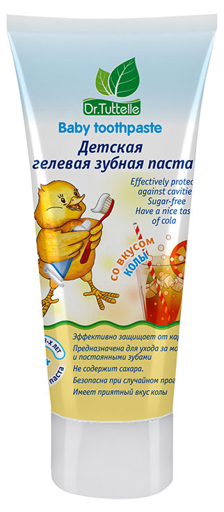 

Зубная паста Dr.Tuttelle детская со вкусом колы, 45 мл