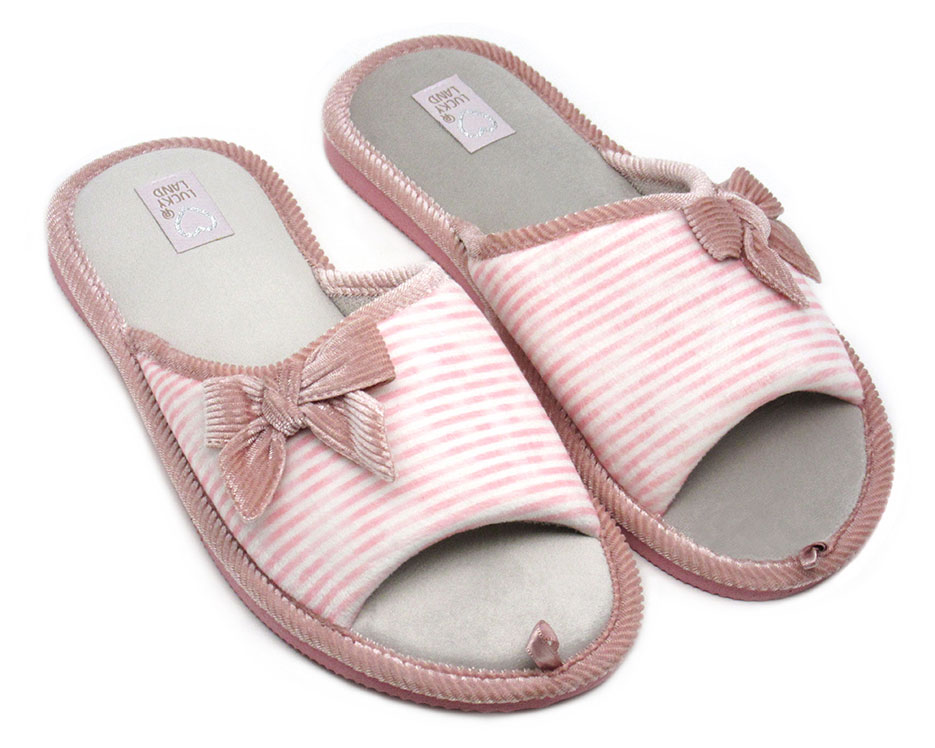 

Тапочки женские LuckyLand открытый нос размер 37, 1 шт в ассортименте