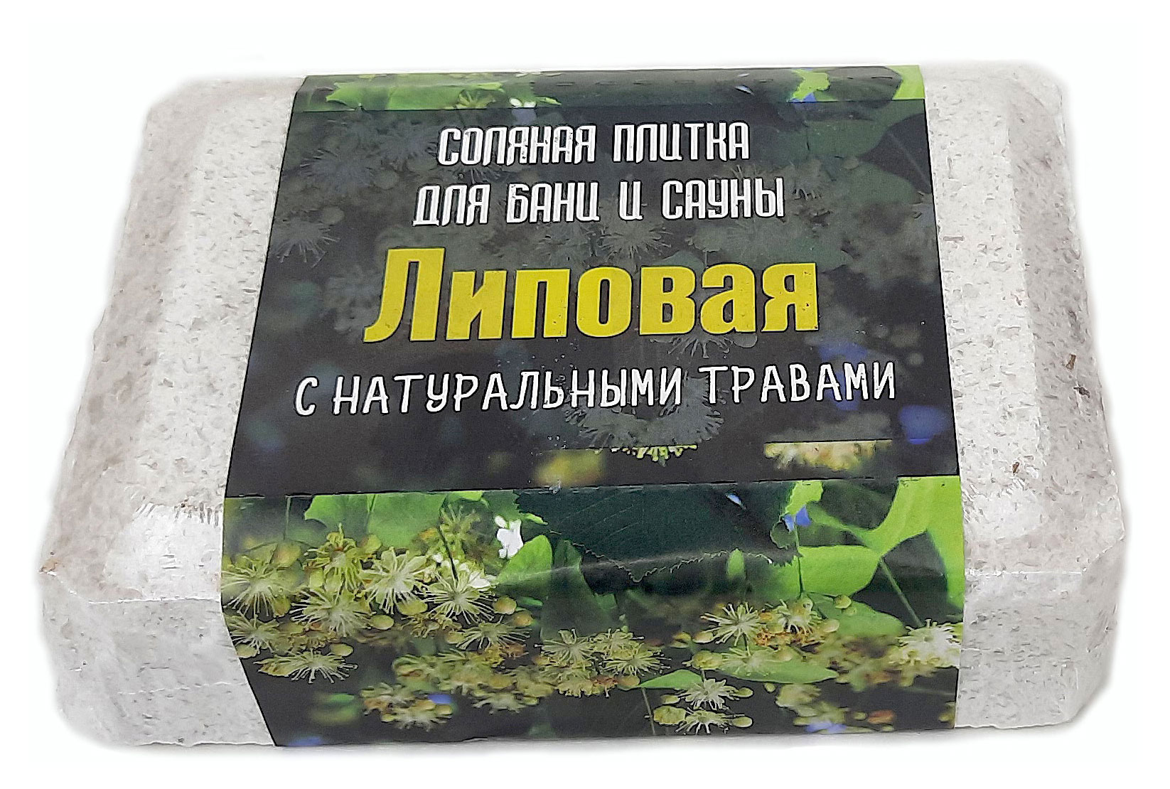 

Cоляная плитка OBSI Липовая для бани и сауны с натуральной травой, 1,3 кг