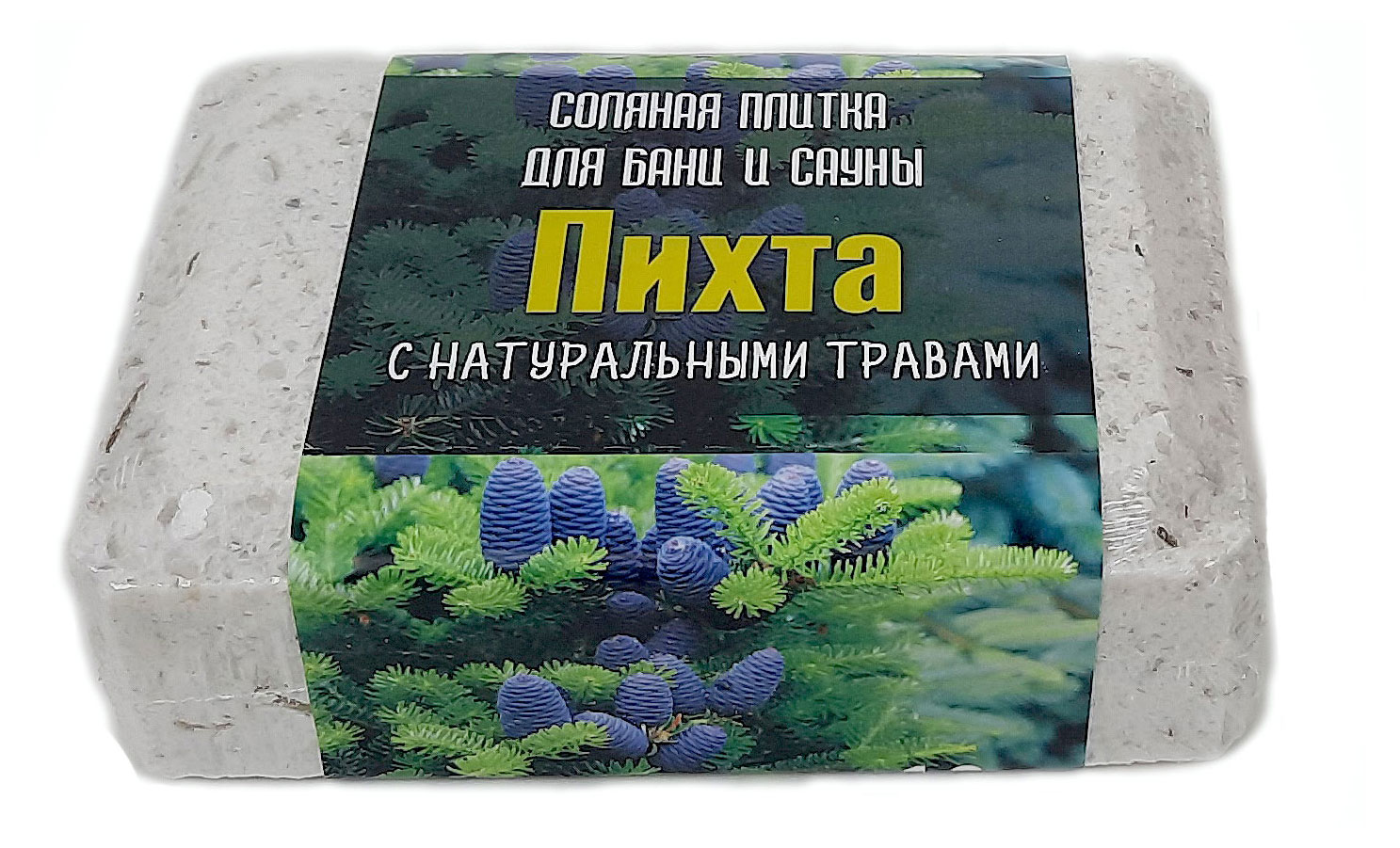 

Cоляная плитка OBSI Пихта для бани и сауны с натуральной травой, 1,3 кг