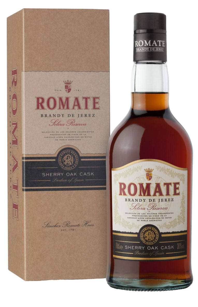 

Бренди Romate de Jerez Reserva в подарочной упаковке Испания, 0,7 л