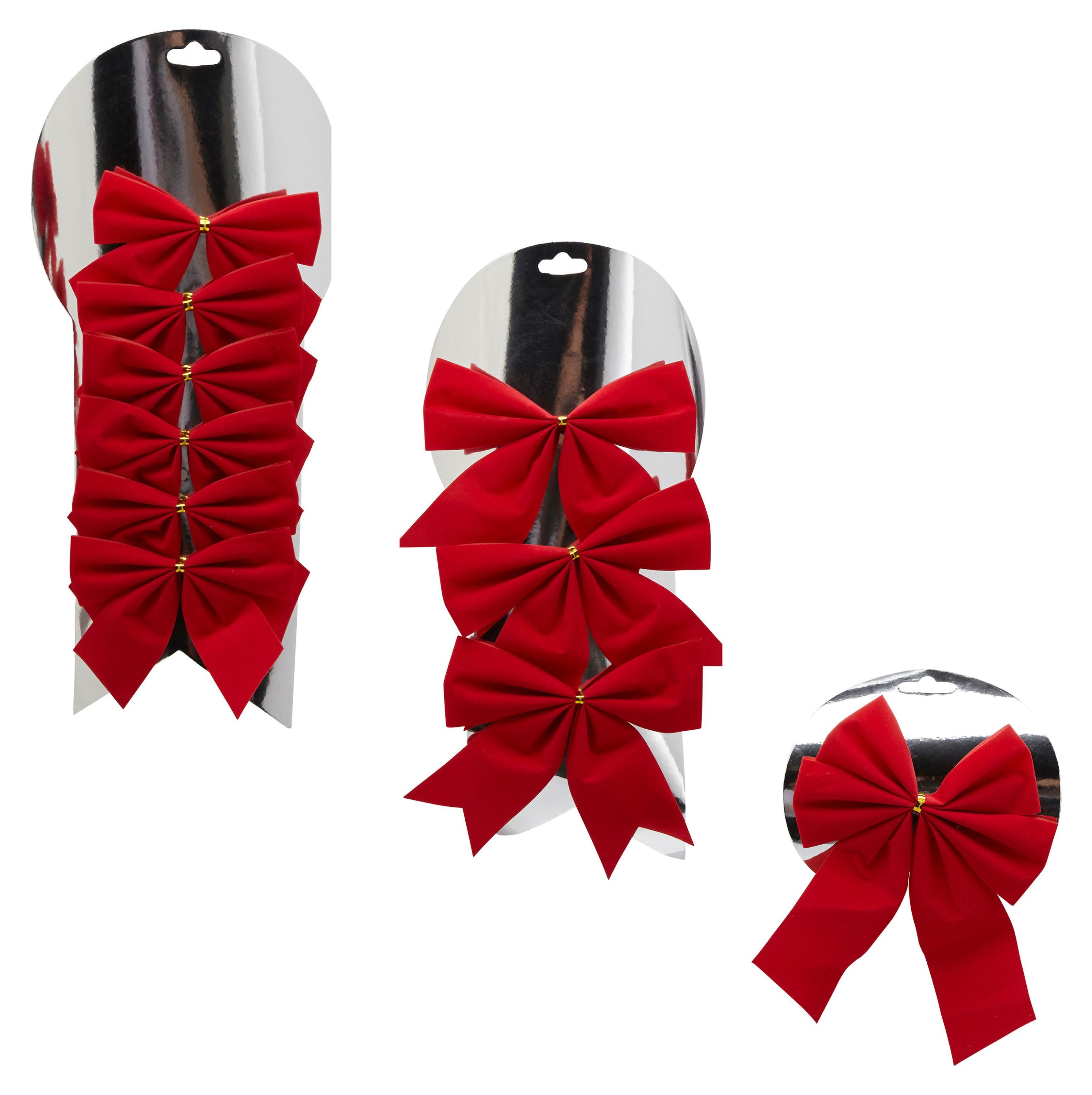 

Декорация Бант красный 14х19 см, 1 шт в ассортименте