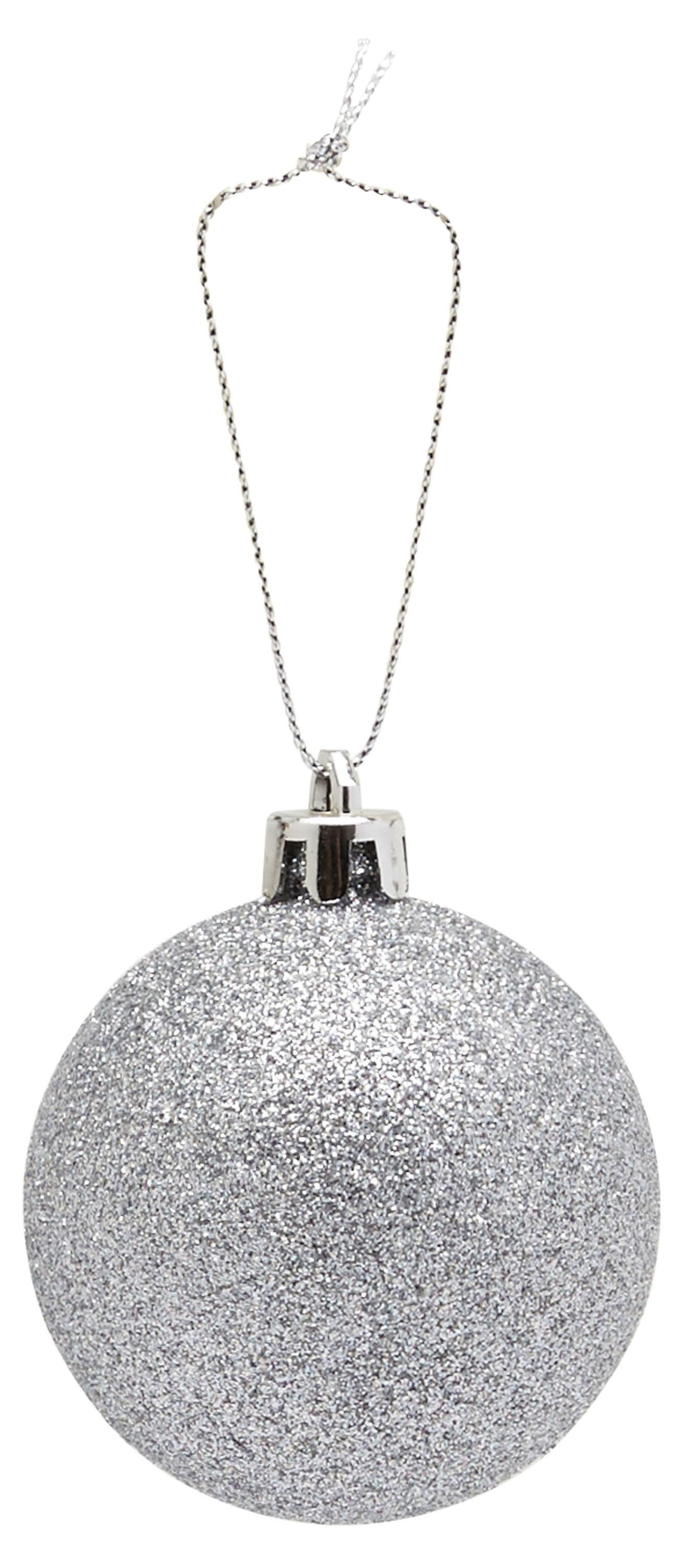 

Елочное украшение Actuel Шар серебристый, 6 см