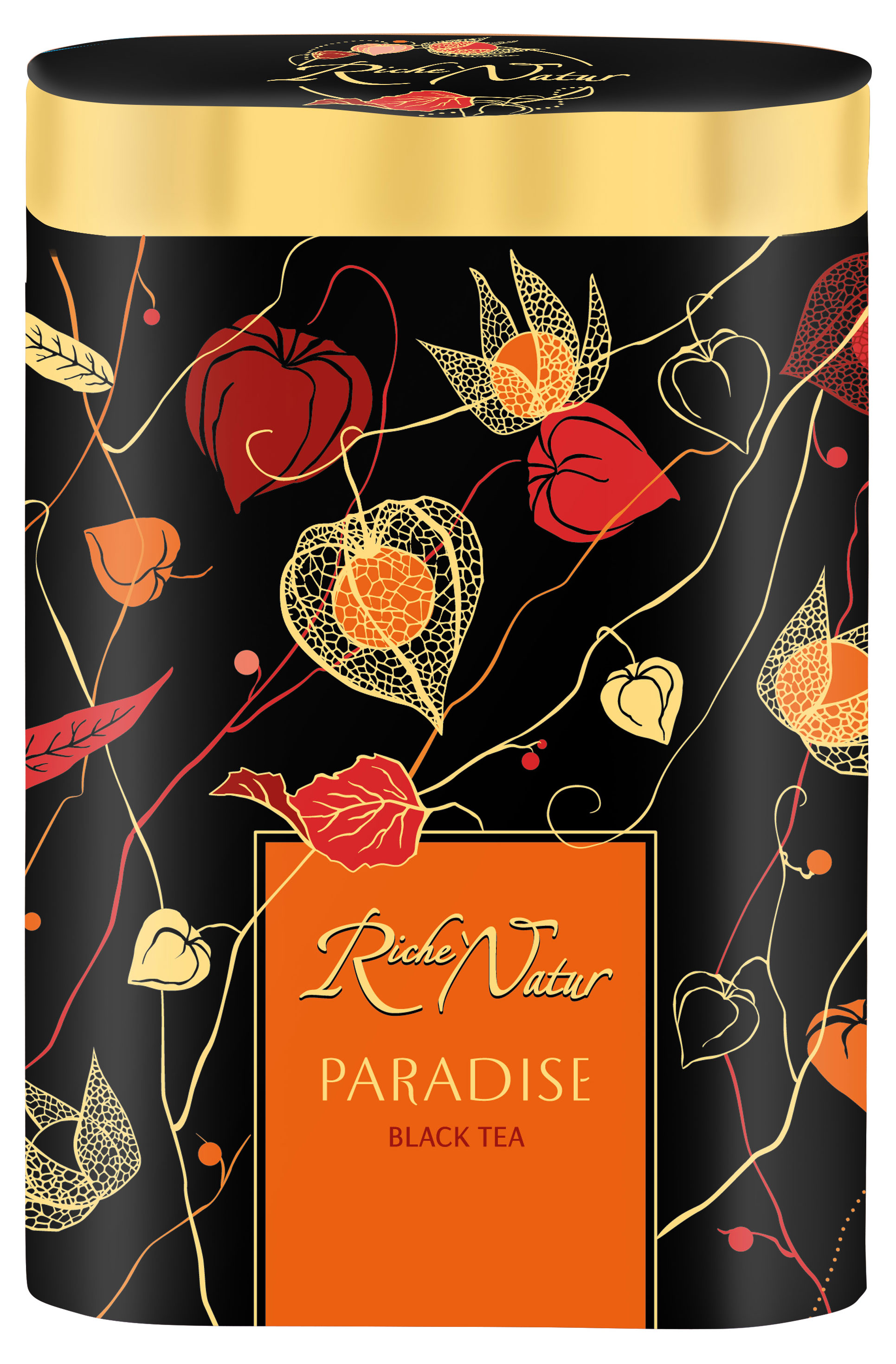 Изображение товара Чёрный чай Riche Natur Paradise с ароматом манго и карамболы, 100 г