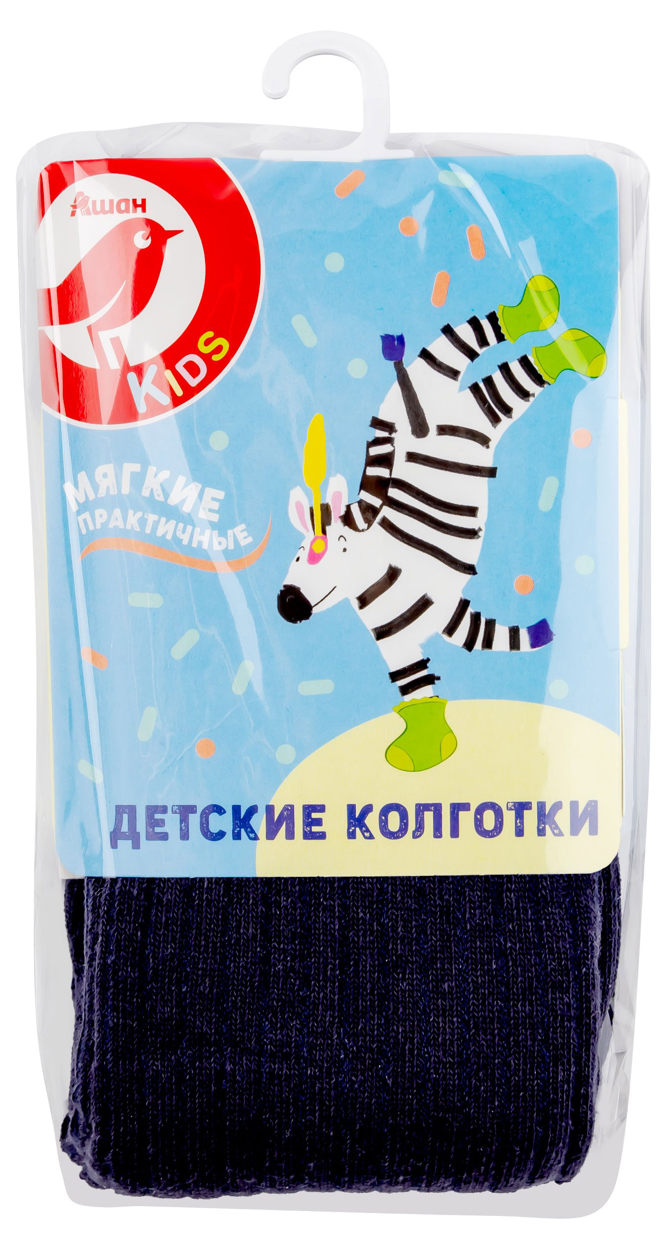 

Колготки детские АШАН Красная птица детские синие, размер 104-110