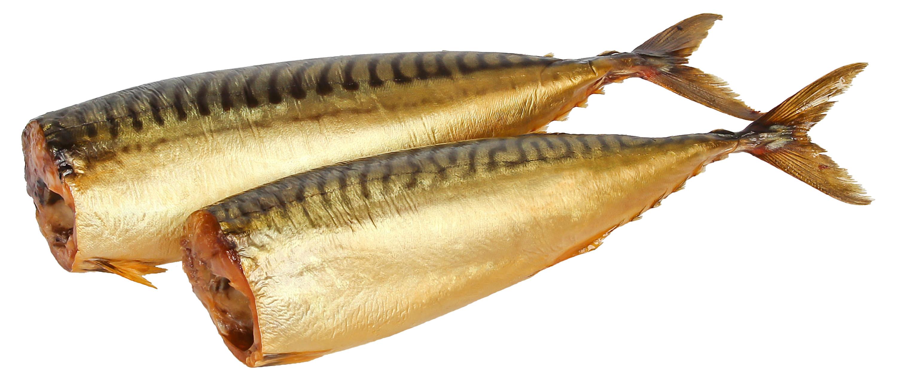 

Скумбрия холодного копчения потрошеная без головы, вес