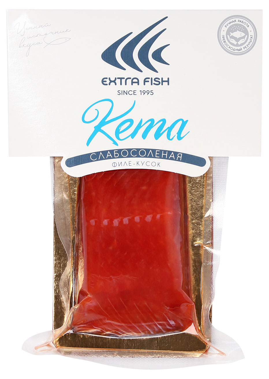 

Кета Extra Fish слабосоленая филе кусок, 200 г