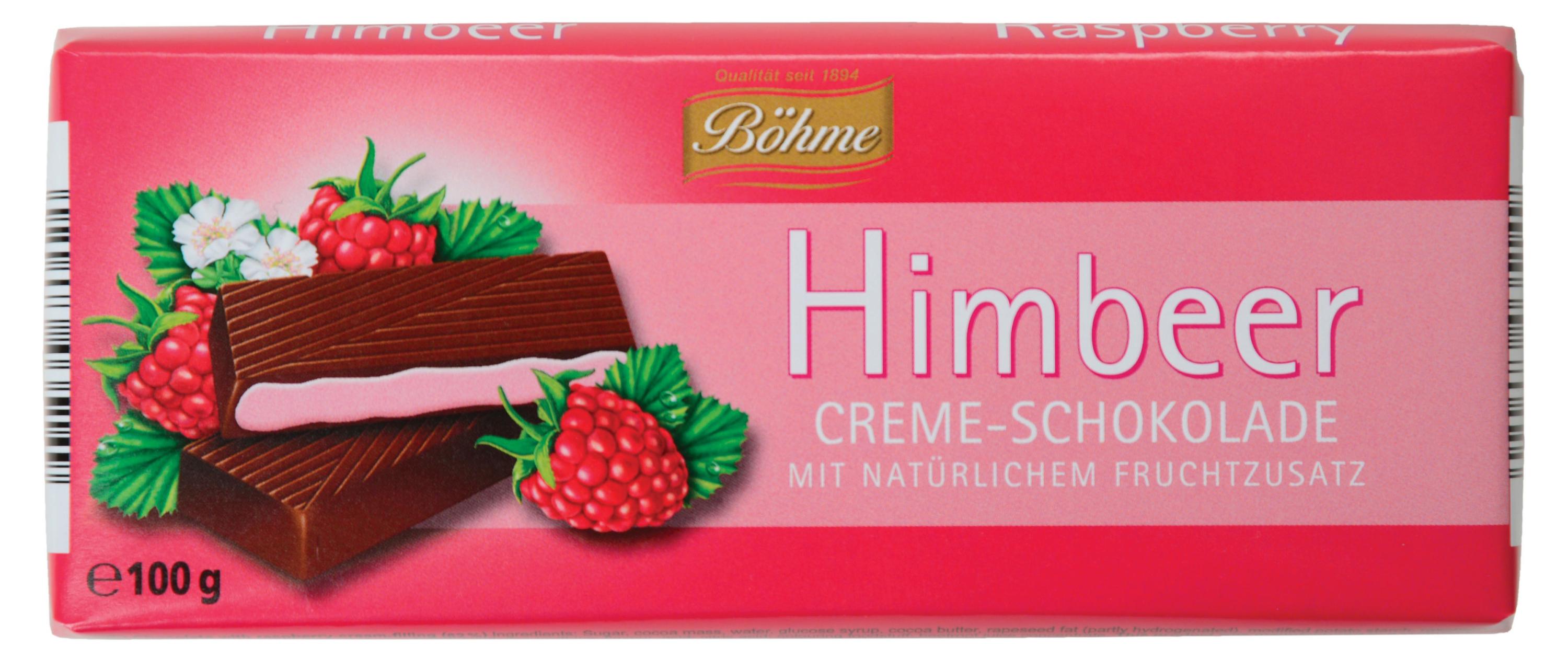 

Шоколад Bhme с начинкой малина, 100 г