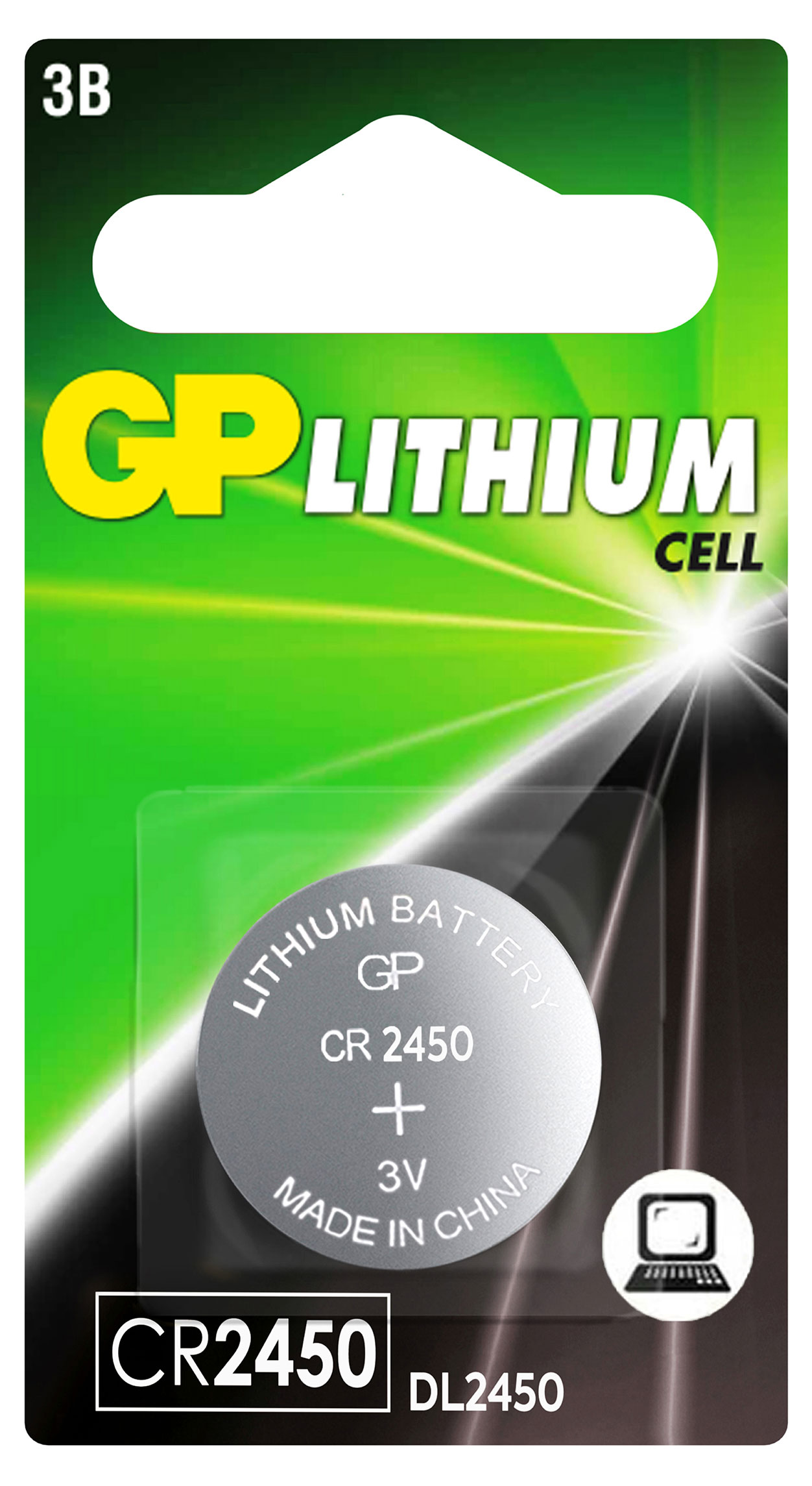 Изображение товара Батарейка GP BATTERIES CR2450, 1 шт