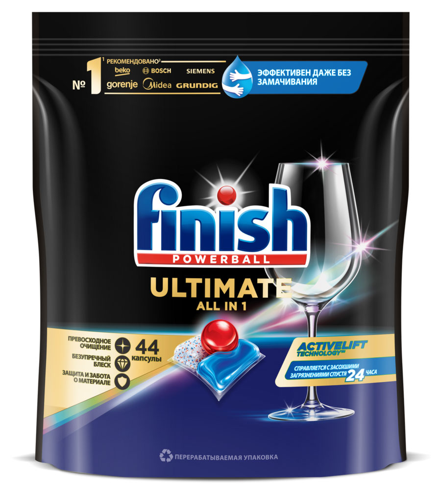 

Капсулы для посудомоечной машины Finish Ultimate, 44 шт