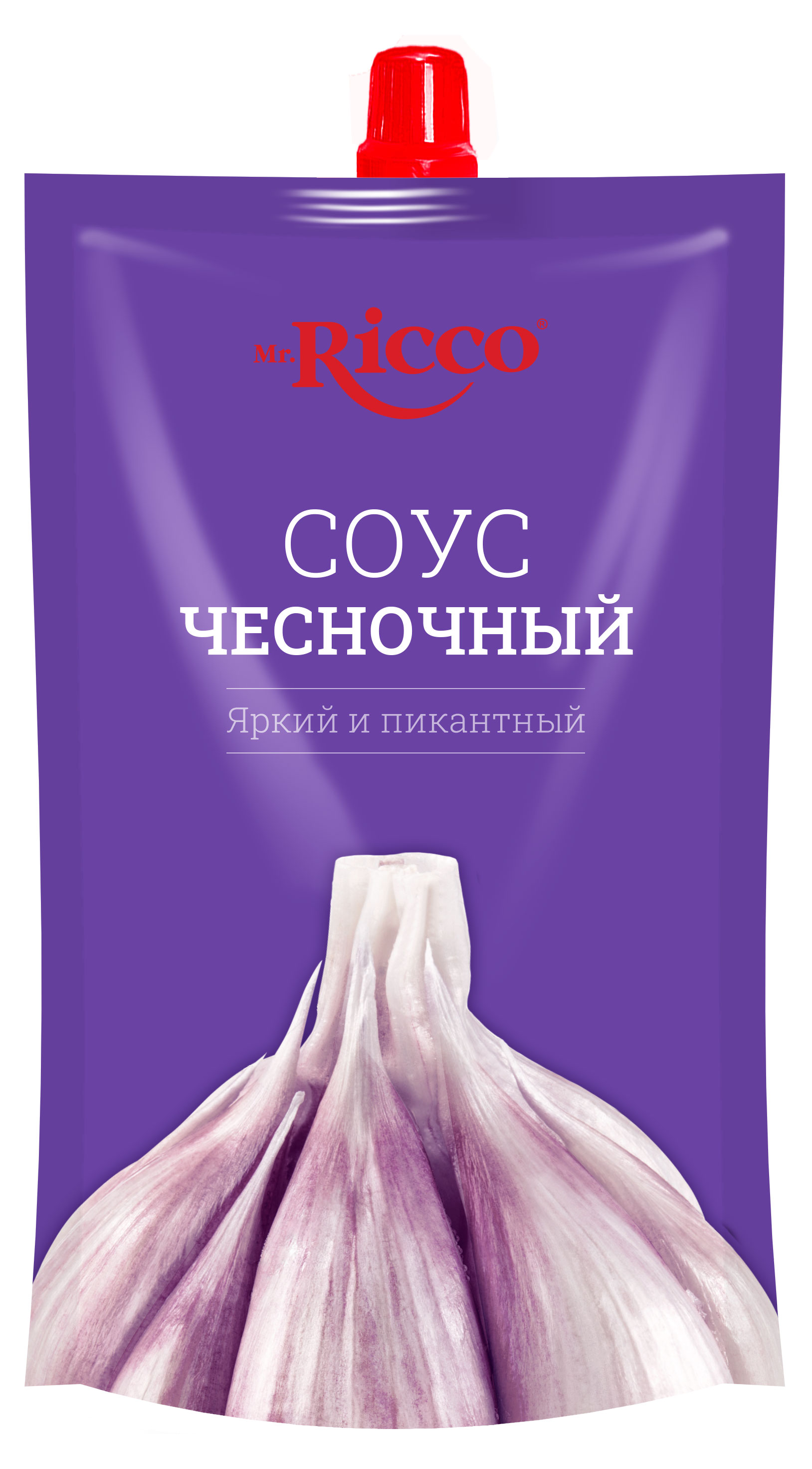 

Соус Mr.Ricco чесночный на основе растительных масел 35% охлажденный, 210 г