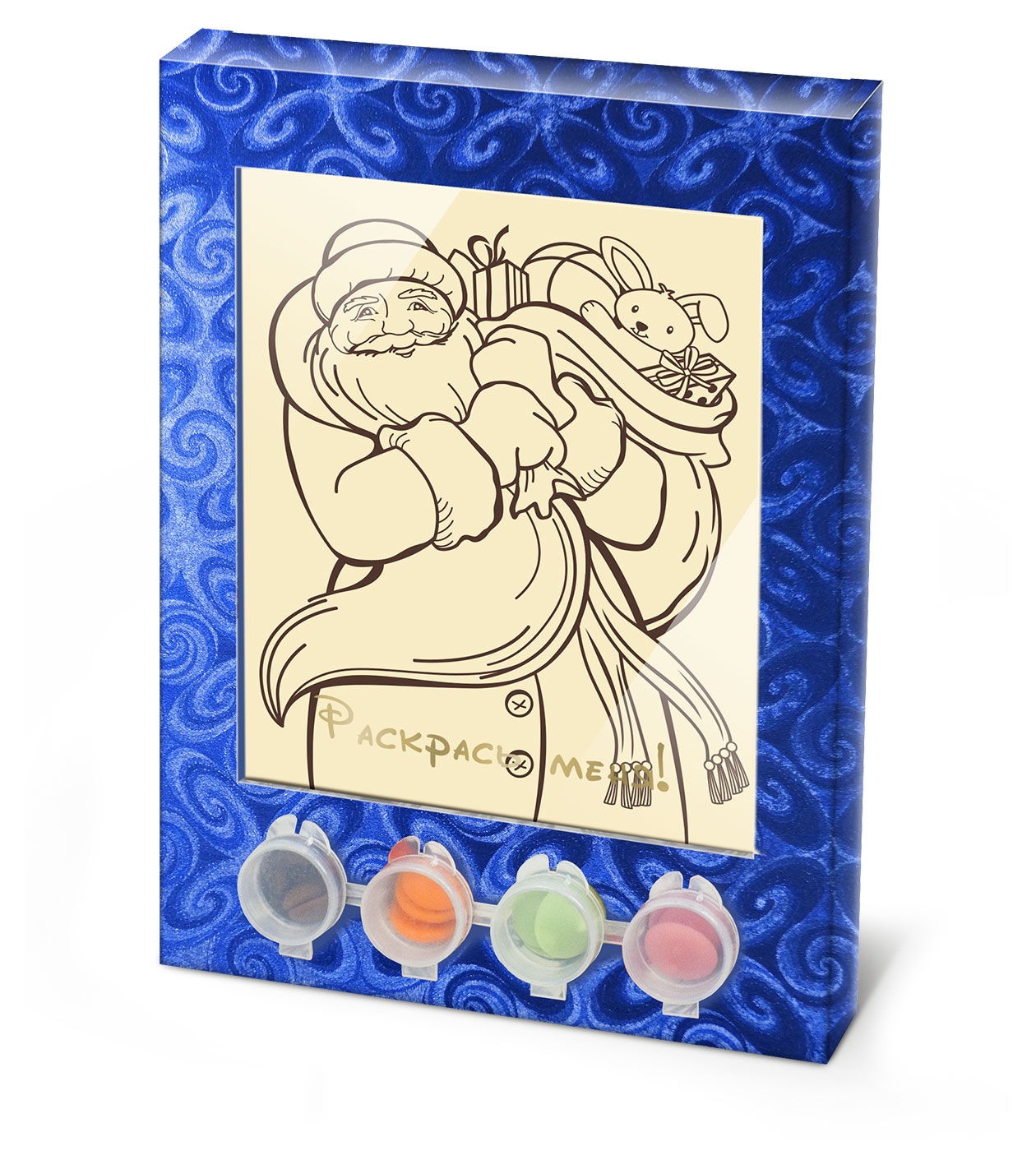 

Набор шоколада и глазури Раскраска Дед Мороз, 110 г