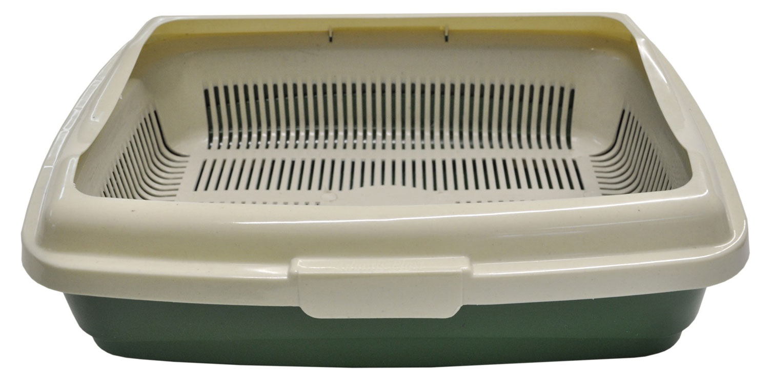 Изображение товара Туалет для кошек HOMECAT Atlantis 43x33x12,5 см с сеткой