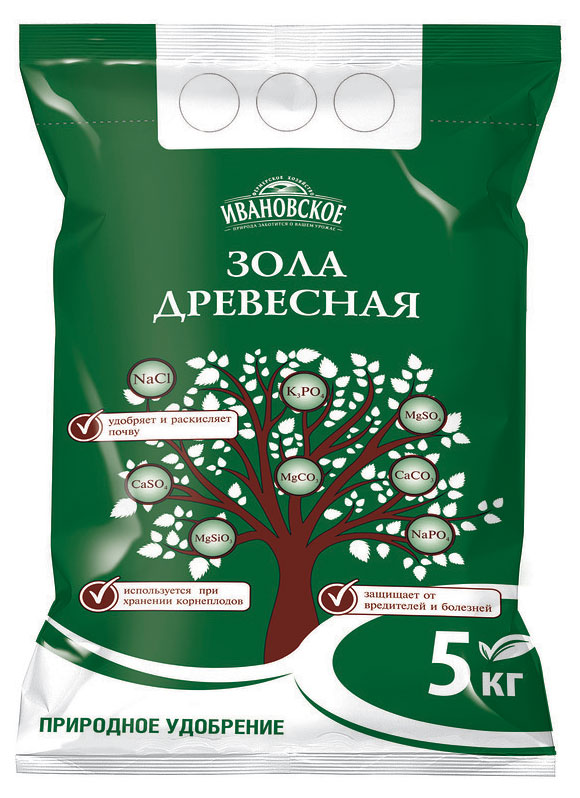 

Зола древесная Фермерское Хозяйство Ивановское, 5 кг