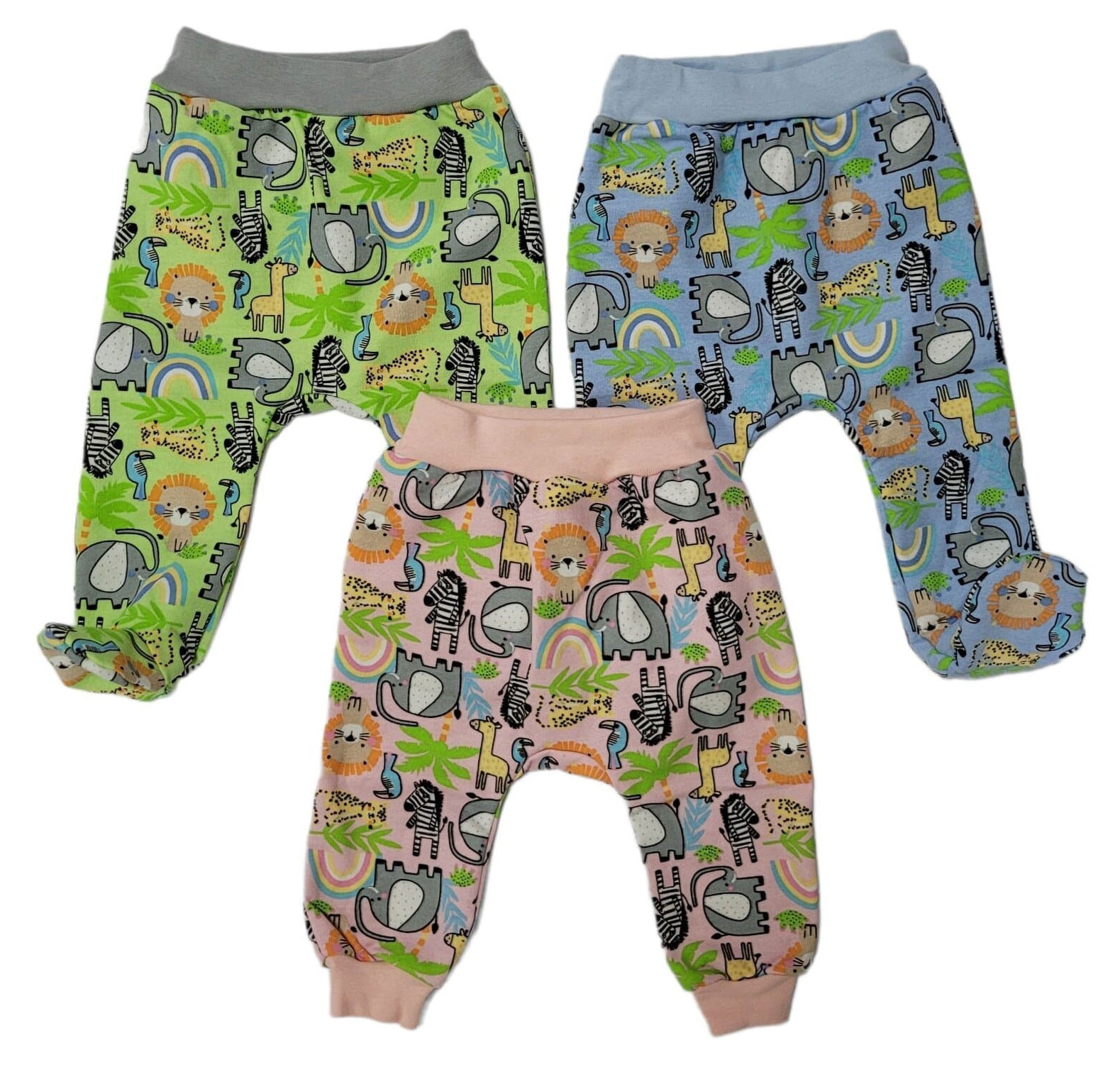 

Ползунки Мелонс со следом футер размер 62, 1 шт в ассортименте