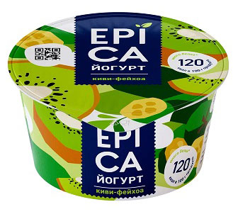 

Йогурт EPICA с киви и фейхоа 4,8% БЗМЖ, 130 г