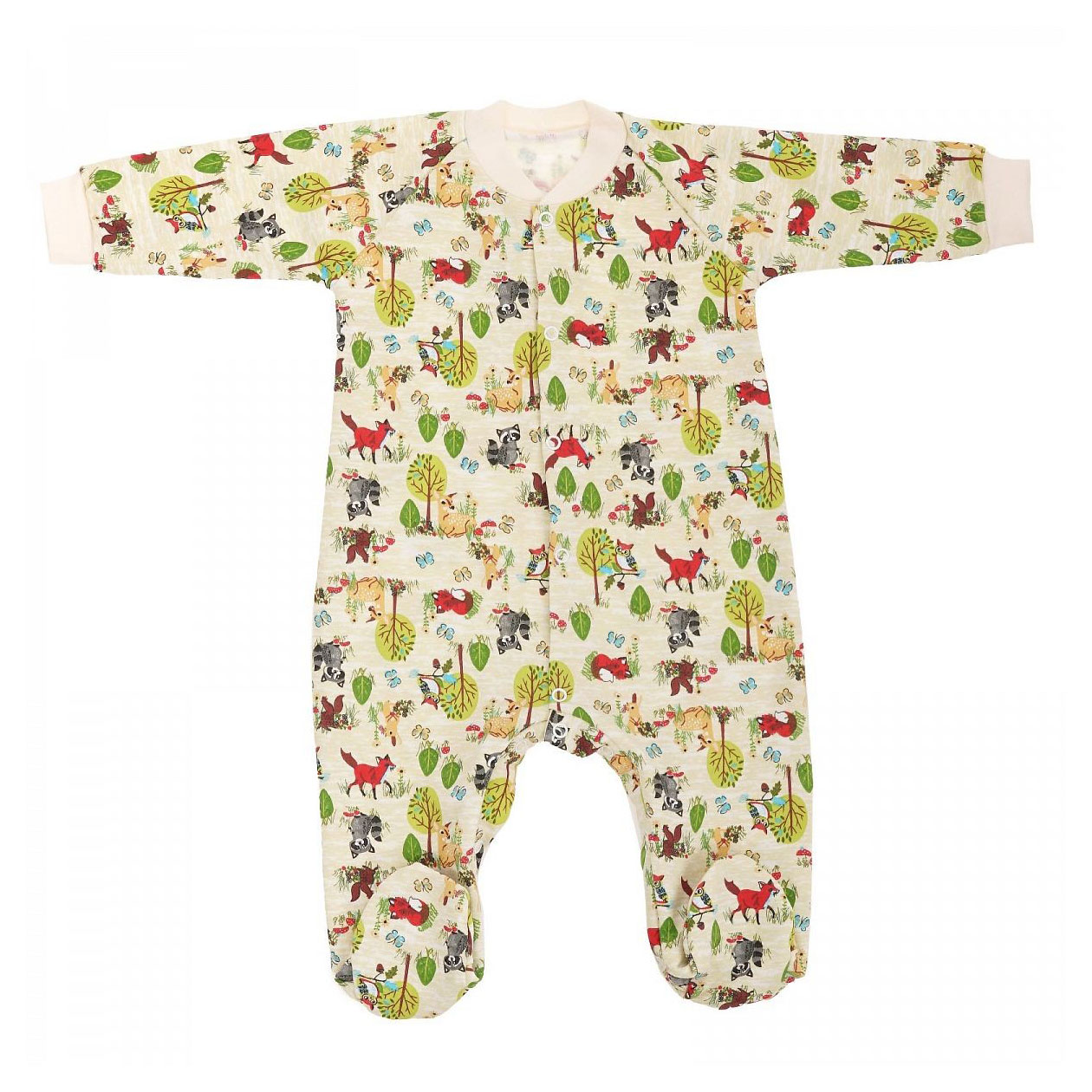 

Комбинезон Мелонс со следом футер размер 68, 1 шт в ассортименте