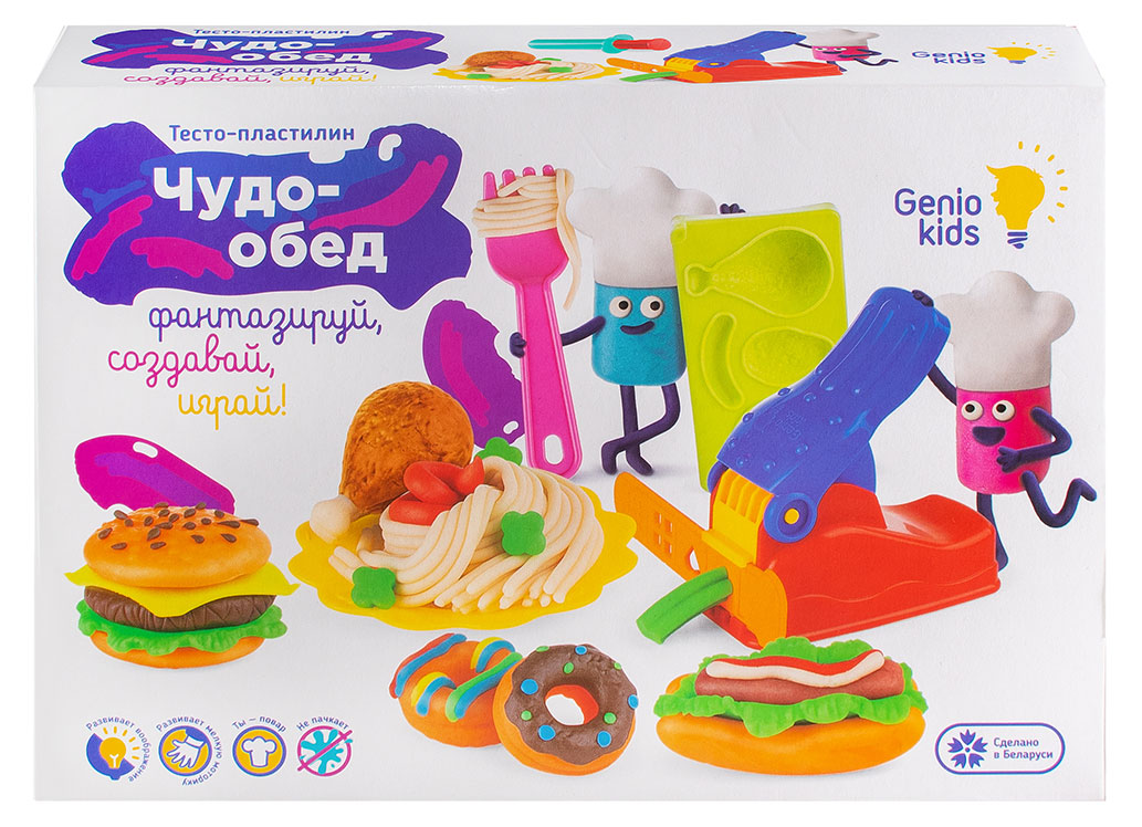 

Набор для детской лепки Genio Kids Чудо-обед